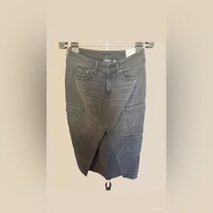 American Eagle Outfitters Gray Maxi Skirt